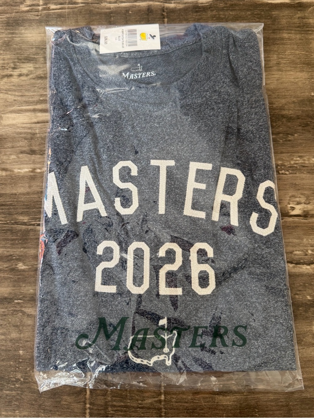 Masters Heather Navy 2026 Graphic Tee